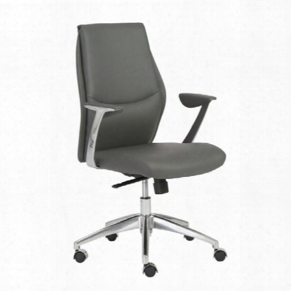 Eurostyle Crosby Low Back Office Chair In Gray