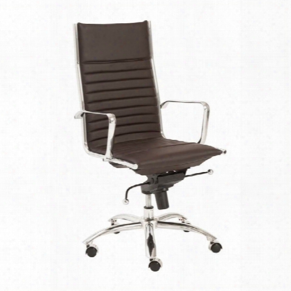 Eurostyle Dirk High Back Ofice Chair In Brown