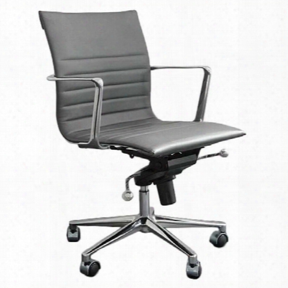 Eurostyle Kyler Low Back Office Chair-black/chrome