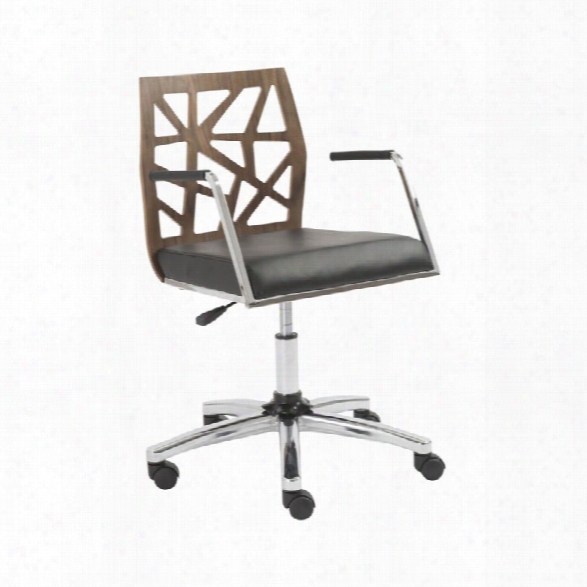 Eurostyle Sophia Office Chair In American Walnut