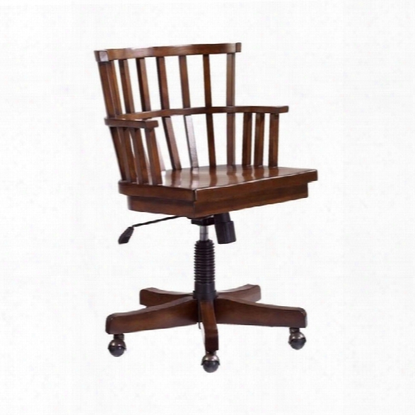 Hammary Mercantile Office Chair In Whiskey Finish