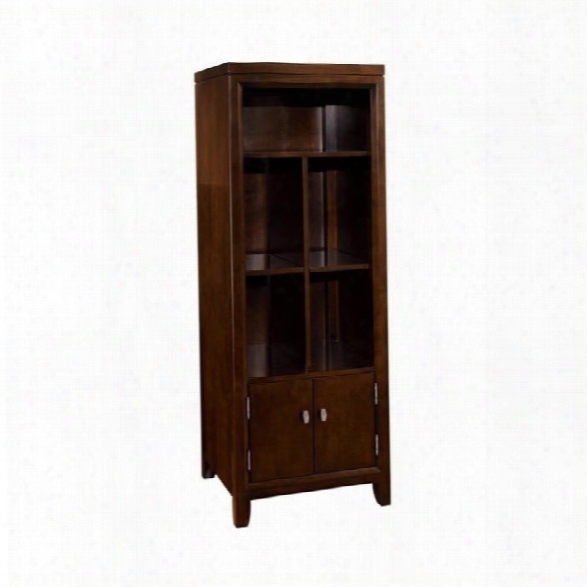 Hammary Tribecca Wall Unit In Root Beer