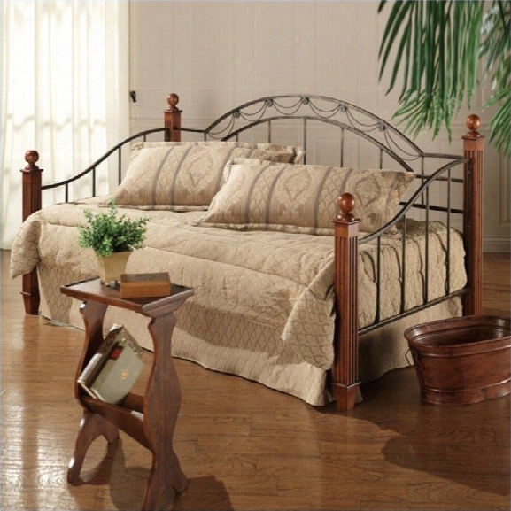 Hillsdale Camelot Wood And Metal Daybed In Cherry-daybed Only