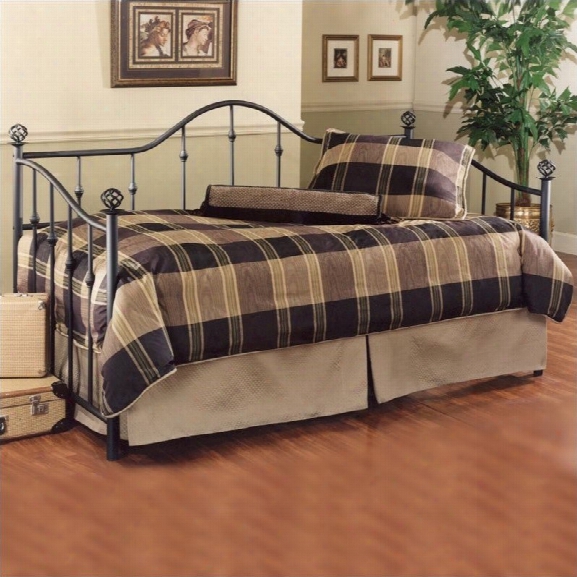 Hillsdale Chalet Metal Daybed In Black Finish-without Trundle