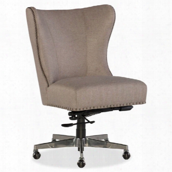 Hooker Furniture Juliet Fabric Upholstered Home Office Chair In Storm