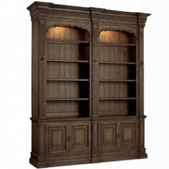 Hooker Furniture Rhapsody Double Bookcase