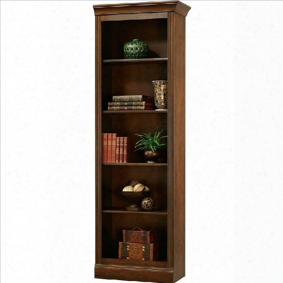 Howard Miller Ty Pennington Oxford Bookcase Right Return In Saratoga Cherry