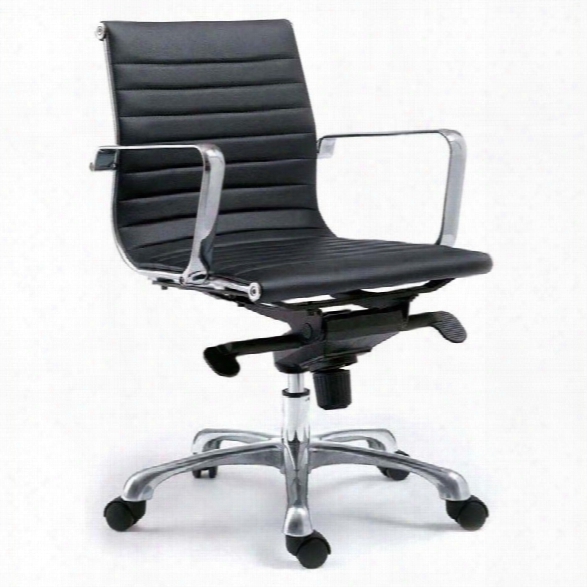 Moe's Omega Low Back Office Chair In Black