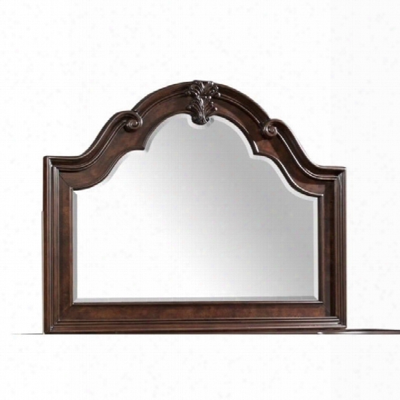 Picket House Furnishings Tabasco Mirror In Rich Cherry