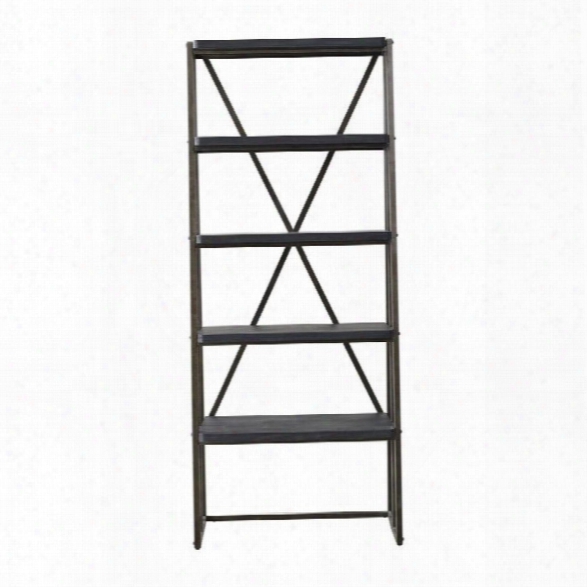 Pulaski Vintage Tempo Bookcase In Black