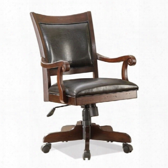 Riverside Furniture Castlewood Desk Office Chair In Warm Tobacco