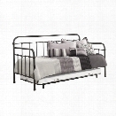 Coaster Twin Metal Daybed with Trundle in Dark Bronze