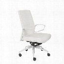 Eurostyle Gotan Powder Coated Low Back Office Chair in White