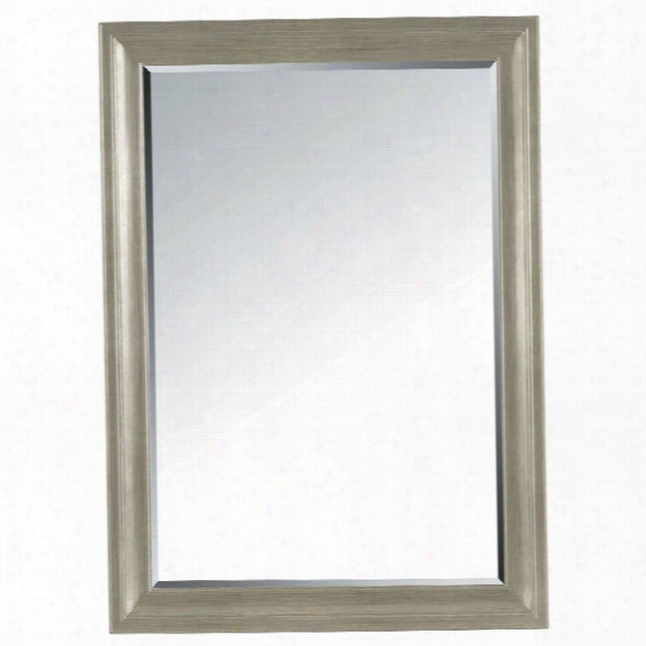 Transitional-landscape Mirror In Estonian Grey