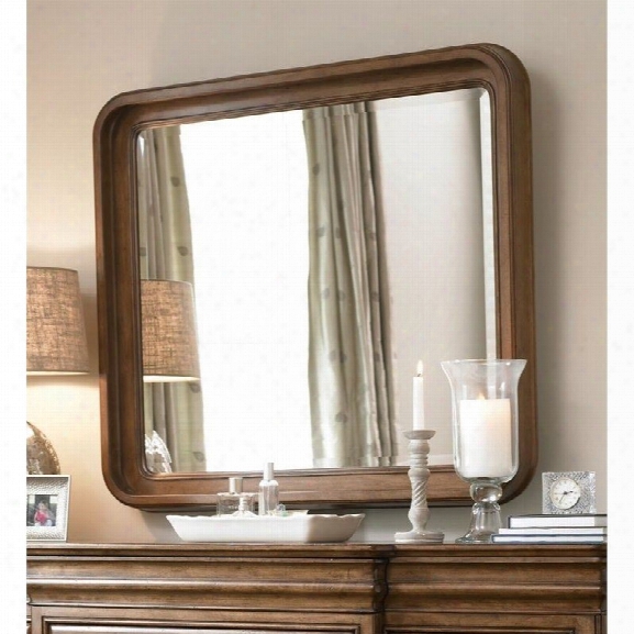 Universal Furniture New Lou Landscape Mirror In Cognac