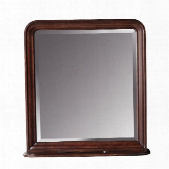 Universal Furniture Reprise Vertical Storage Mirror In Rustic Cherry