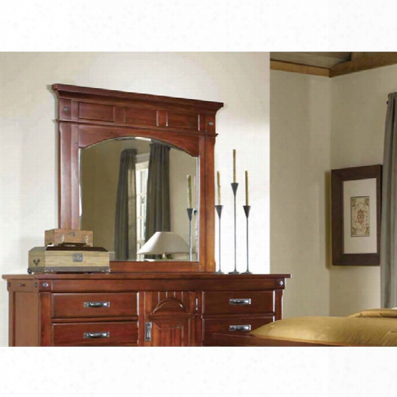 A-america Kalispell Mantel Mirror In Mahogany