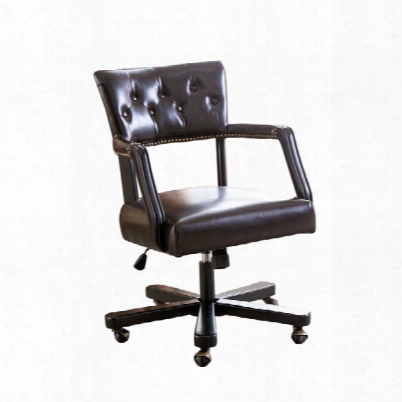 Abbyson Living Martha Officw Chair In Dark Brown