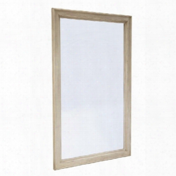 Ashley Demarlos Floor Mirror In Parchment