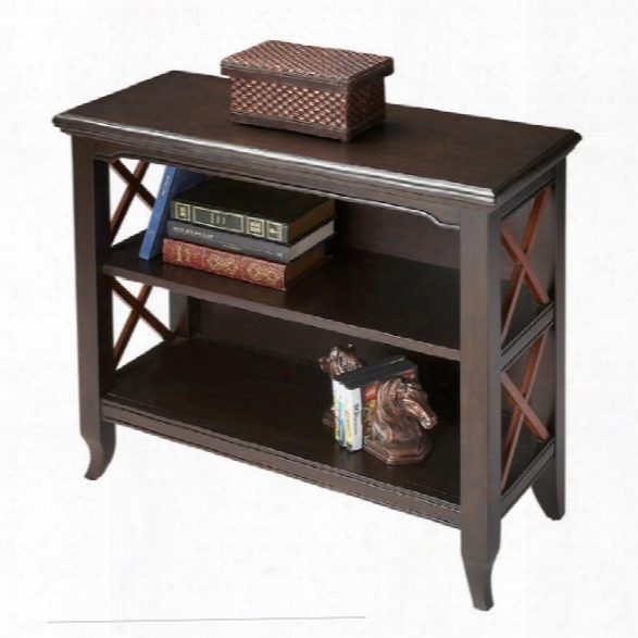 Butler Specialty Low Bookcase In Transitional Cherry