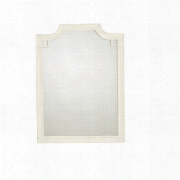 Coastal Living Oasis-silver Lake Vertical Mirror In Saltbox White