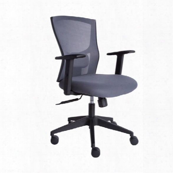 Eurostyle Belma Low Back Office Chair In Gray