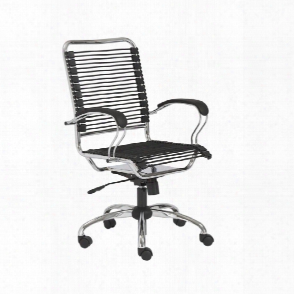Eurostyle Bungie J-arm High Back Office Chair In Black