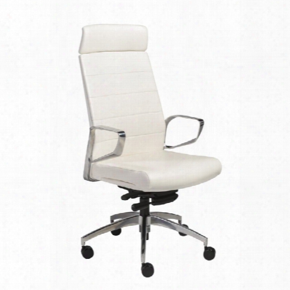 Eurostyle Gotan High Back Office Chair In White