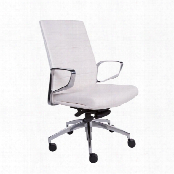 Eurostyle Gotan Low Back Office Chair In White