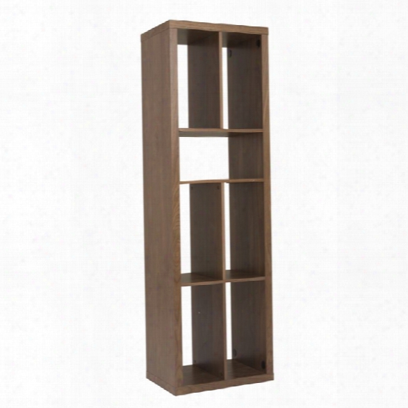 Eurostyle Ryn Bookcase In American Wallnut