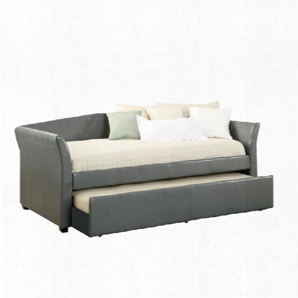 Furniture Of America Allisa Daybed With Trundle In Gray