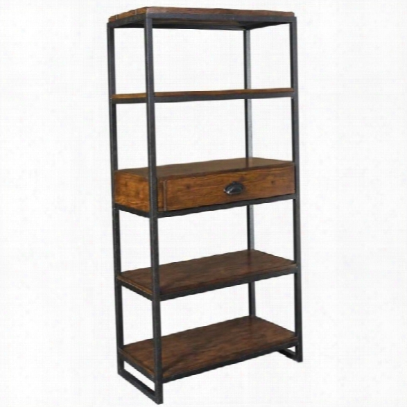 Hammary Baja Etagere In Vintage Umber