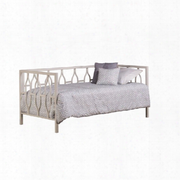 Hillsdale Hayward Daybed And Suspension Deck In Textured White