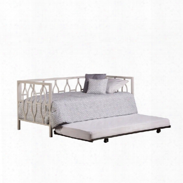 Hillsdale Hayward Daybed Withtrundle And Suspension Deck In White