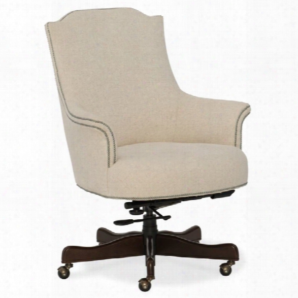 Hooker Furniture Daisy Fabric Home Office Chair In Beige