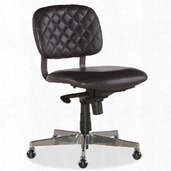 Hooker Furniture Romeo Leather Home Office Chair In Memento Medal