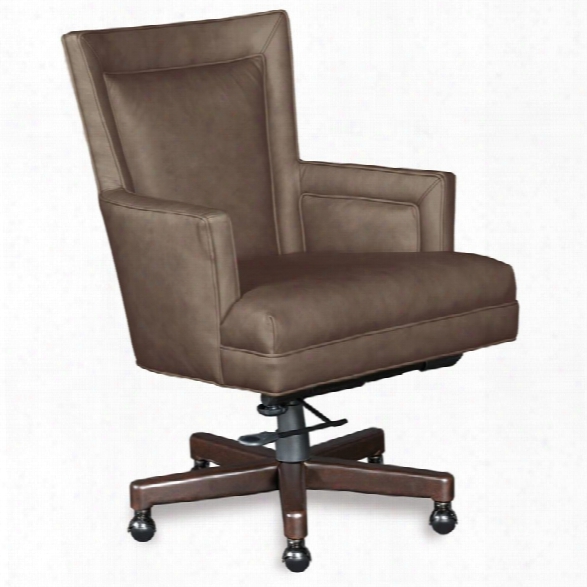 Hooker Furniture Rosa Leather Home Office Chair In Beige