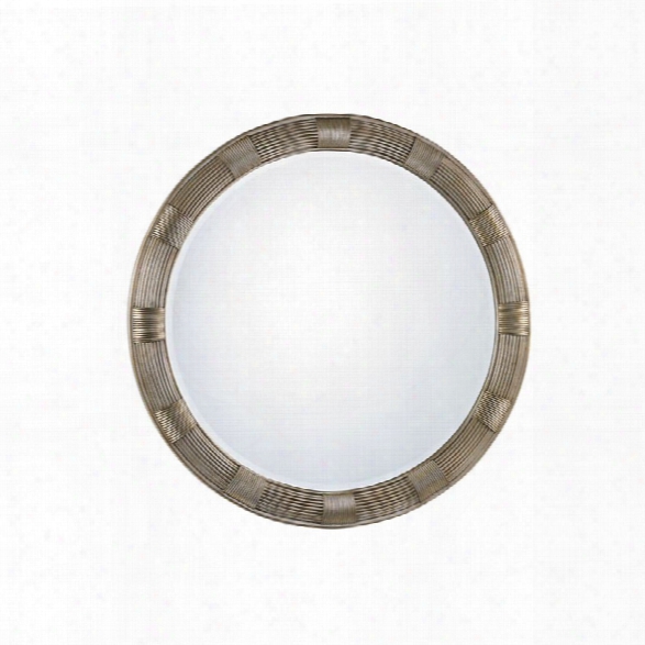 Lexington Laurel Canyon Beverly Round Mirror In Silvver