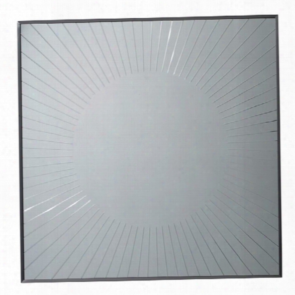 Lexington Macarthur Park Calliope Sunburst Mirror In Stainless Steel