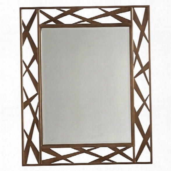 Lexington Zavala Arris Metal Mirror In Bronze