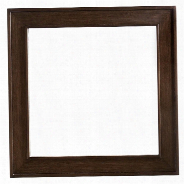 Lexington Zavala Gallerie Square Mirror In Mocha Brown