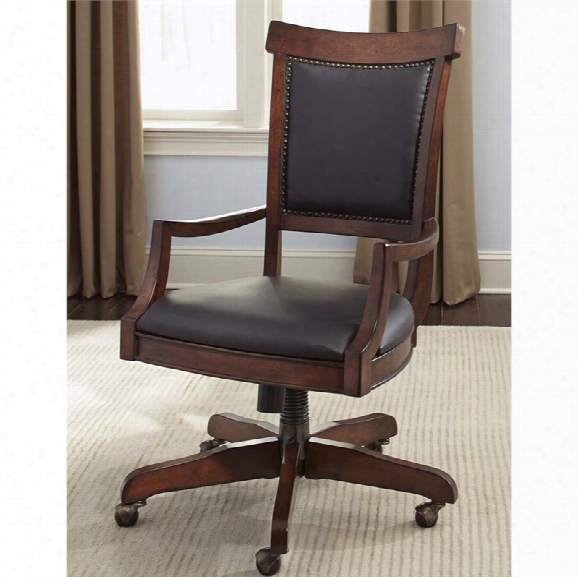 Liberty Furniture Brayton Manor Desk Chair In Cognac