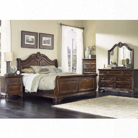 Liberty Furniture Highland Court 5 Piece Queen Sleigh Bedroom Set