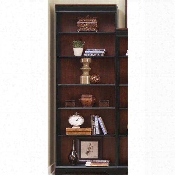 Liberty Furniture St. Ives Executive 6 Shelf Bookcase In Chocolate