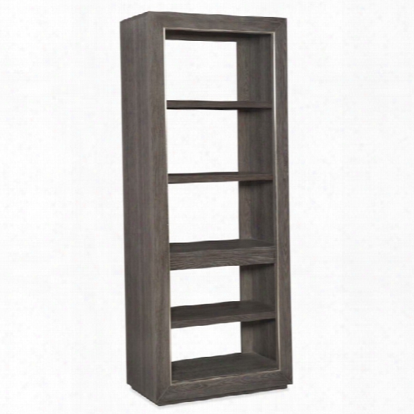 Maklaine 5 Shelf Bookcase In Gorgeous Gray