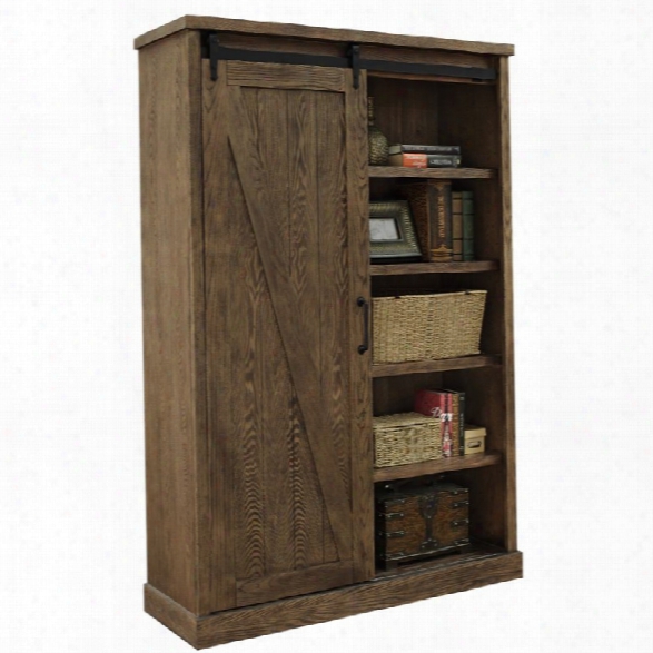 Martin Furniture Avondale Bookcase In Weathered Oak