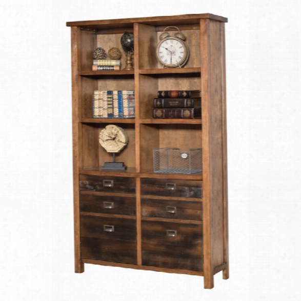 Martin Furniture Heritage Bookcase In Hickory