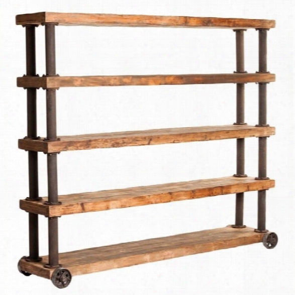 Moe's Marino Large Wooden Open Display Shelf In Natural
