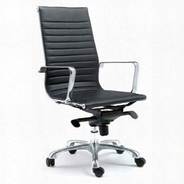 Moe's Omega High Back Office Chair In Black