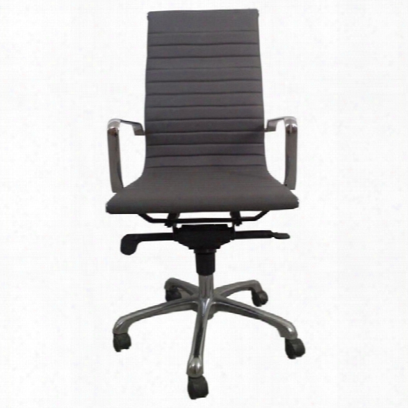 Moe's Omega High Back Office Chair In Gray